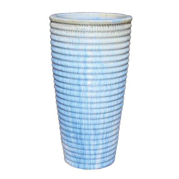 Product - Soras Tall Vase, Yellow Blue | Soras Tall Vase, Set of 2: 13 ...