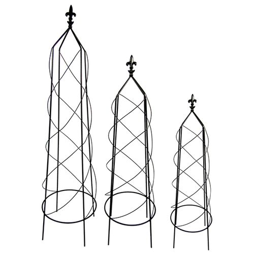 Product - Henley Obelisk, Black | Henley Obelisk, Black, Set of 3